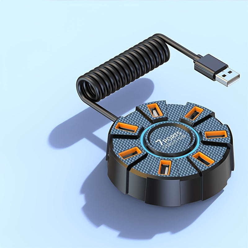 7 Port USB Hub with Ambient Light