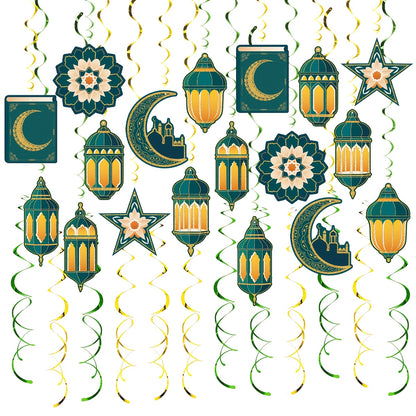 48pcs Eid Al-Fitr Decorations