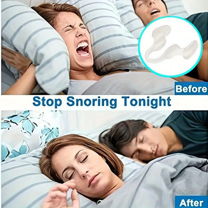 3pcs Soft Nasal Dilator for Snoring Relief - Gentle Expansion, Enhanced Breathing, Anti - Snore Solution, Reusable & Durable, Odorless, Power - Free Snore Stopper for Restful Sleep - HazMarket