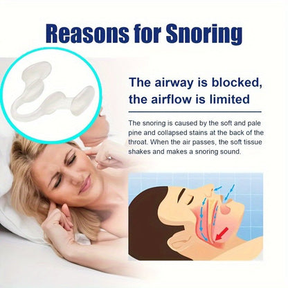 3pcs Soft Nasal Dilator for Snoring Relief - Gentle Expansion, Enhanced Breathing, Anti - Snore Solution, Reusable & Durable, Odorless, Power - Free Snore Stopper for Restful Sleep - HazMarket