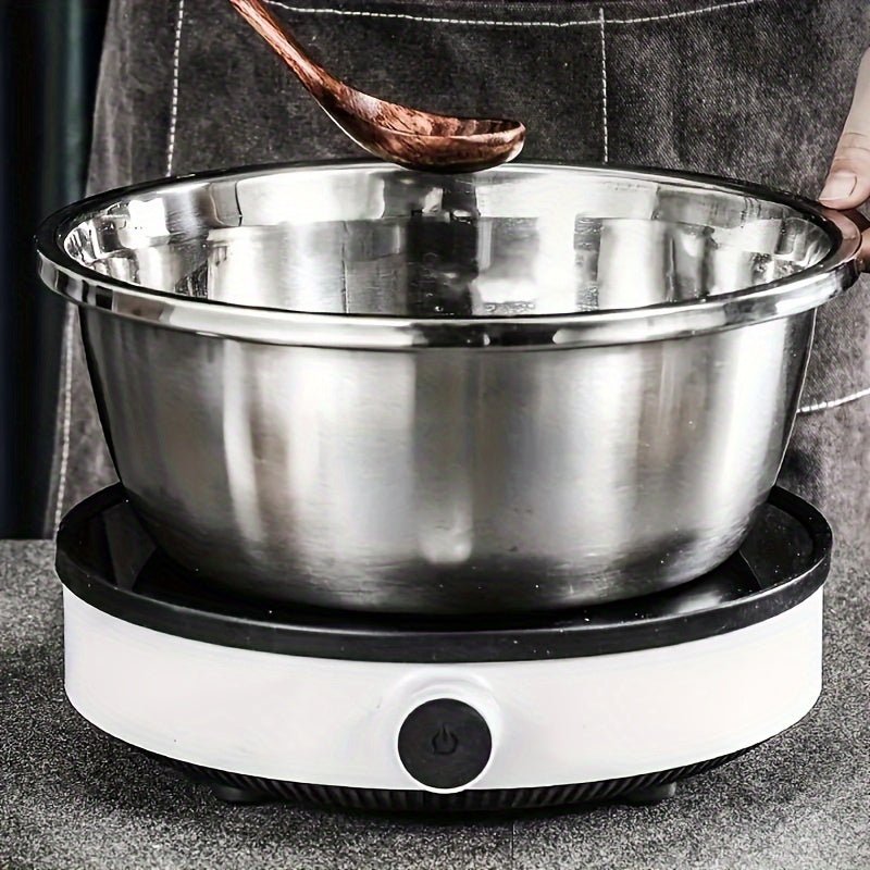 3pcs Stainless Steel Multi - Functional Strainer & Mixing Bowl - HazMarket