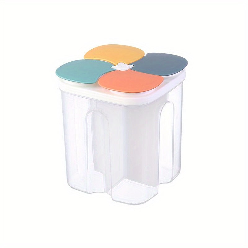 4 Grids Food Storage Containers With Lids - HazMarket
