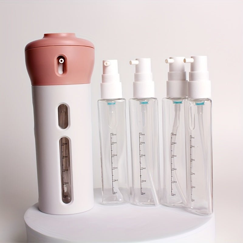 4 - in - 1 Travel Bottle Set with Pump Dispenser - HazMarket