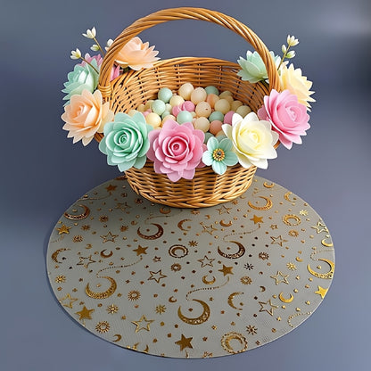 Ramadan Golden Round Table Mats