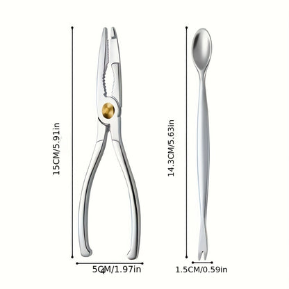 Two-piece Crab Eating Tool Set