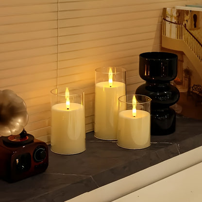 3pcs Flameless LED Electronic Candles
