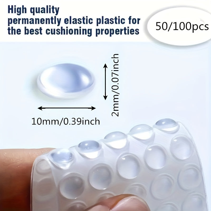 Self-Adhesive Silicone Furniture Bumpers