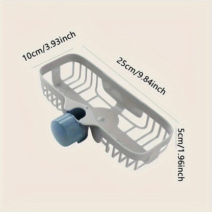 Adjustable Plastic Kitchen Sink Caddy Sponge Holder