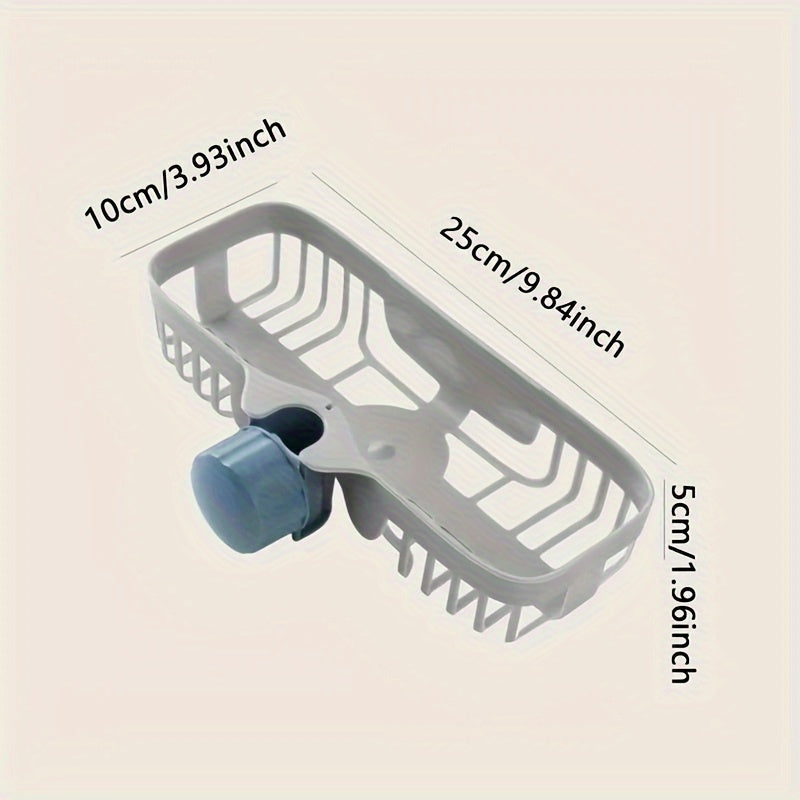 Adjustable Plastic Kitchen Sink Caddy Sponge Holder