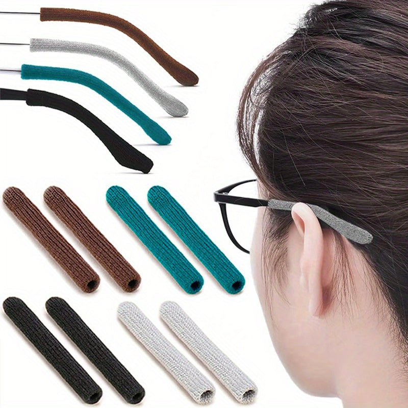 4pcs Anti-Slip Elastic Eyeglass Ear Pads