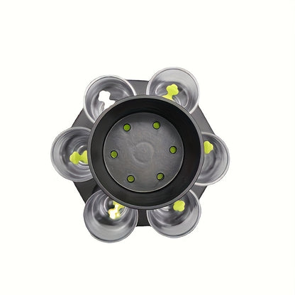 Multi-Cup Beverage Dispenser with Adjustable Spouts