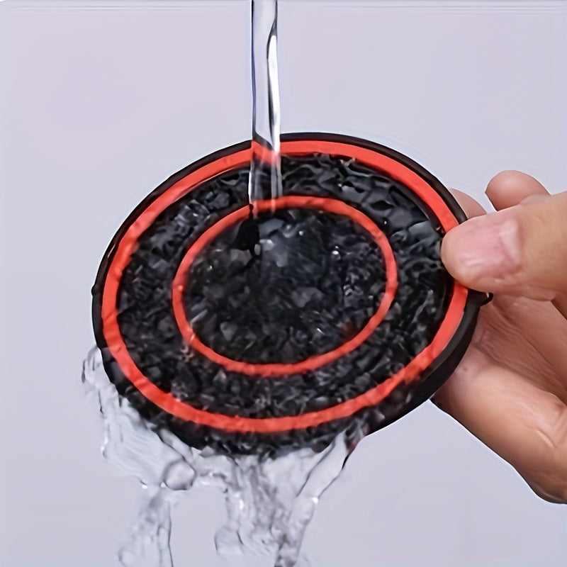 2pcs PVC Double Ring Car Cup Holder Pads