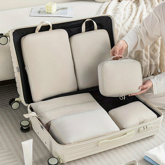 6pcs Compression Packing Travel Storage Bags Set