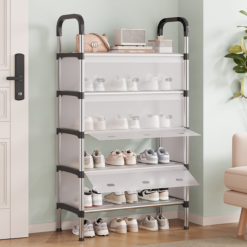 Dustproof 5-Tier Metal Shoe Cabinet
