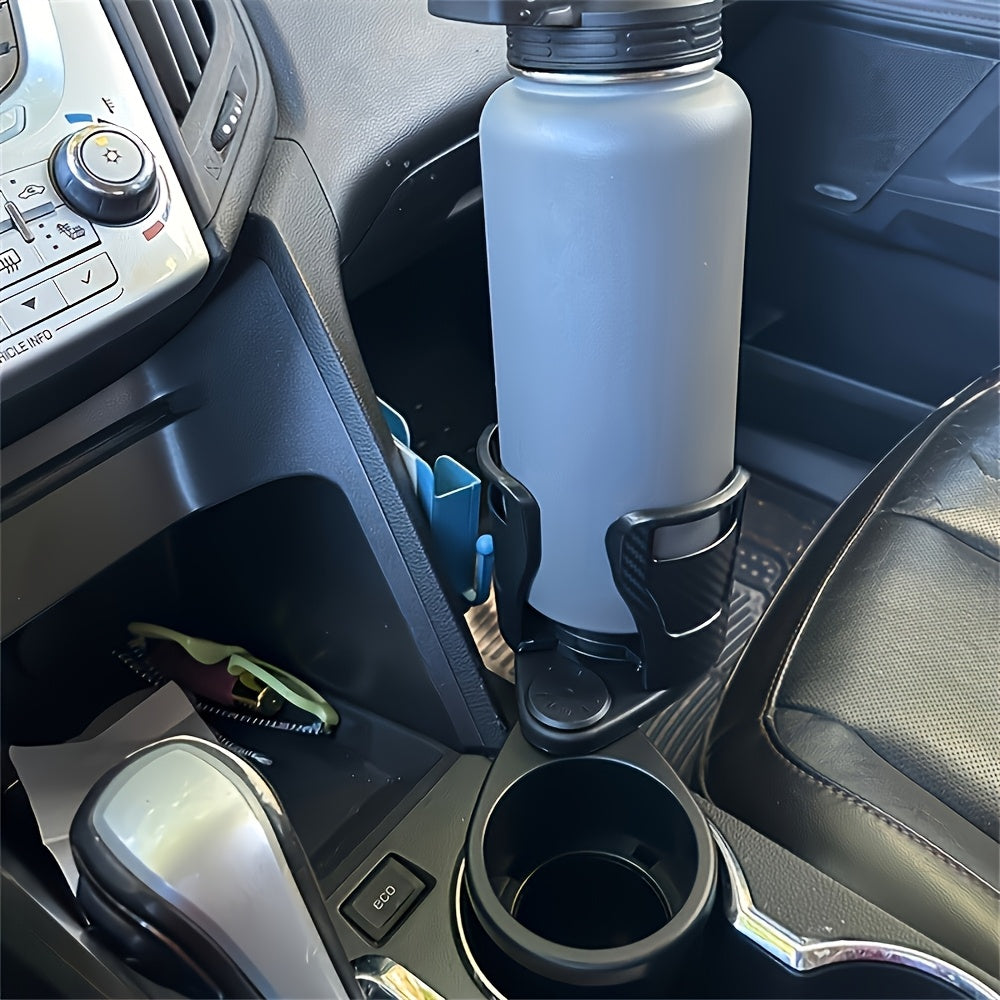 Adjustable Car Cup Holder with Snack Compartment
