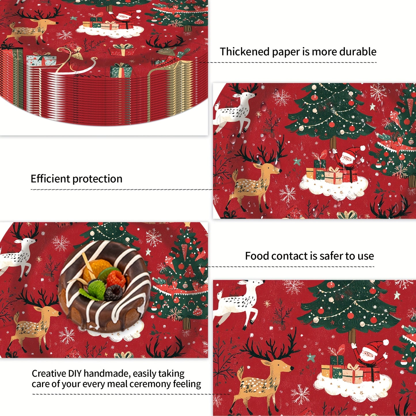 Christmas Disposable Tableware Set