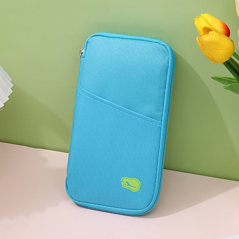Multi-Compartment Passport Organizer
