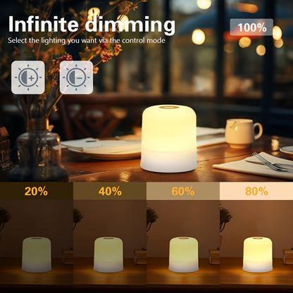 Multi-Color Dimmable Bedside Lamp
