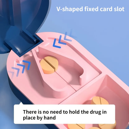 Portable Storage Box Pill Cutter