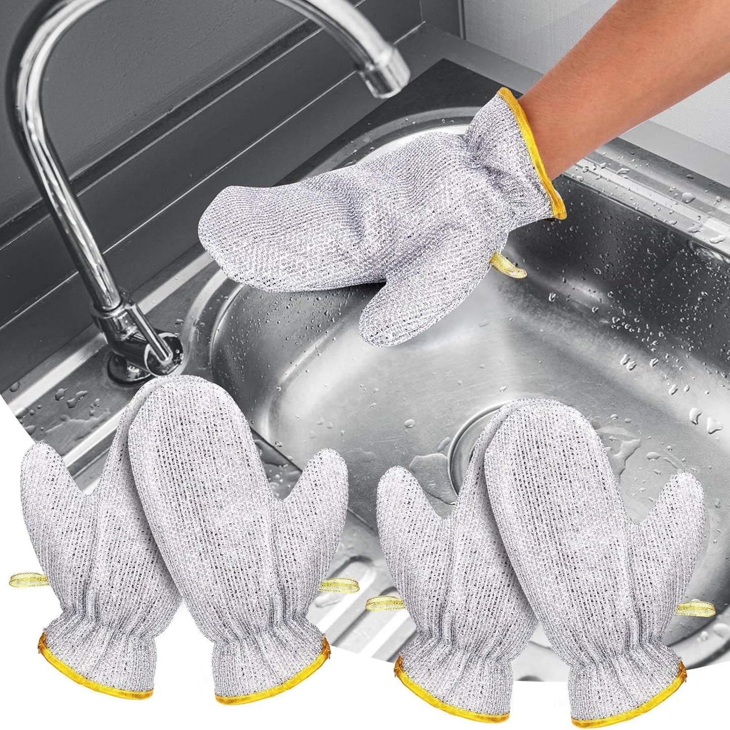 Multipurpose Scrubbing Wire Cleaning Cloth 2pairs
