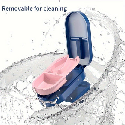 Portable Storage Box Pill Cutter