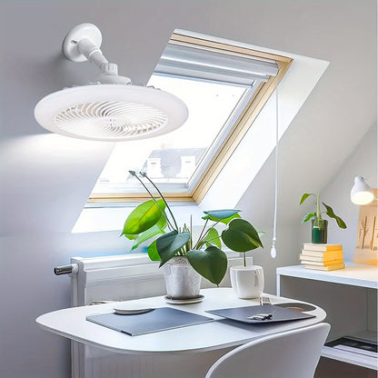 Quiet 50W LED Ceiling Fan Light with Remote Control