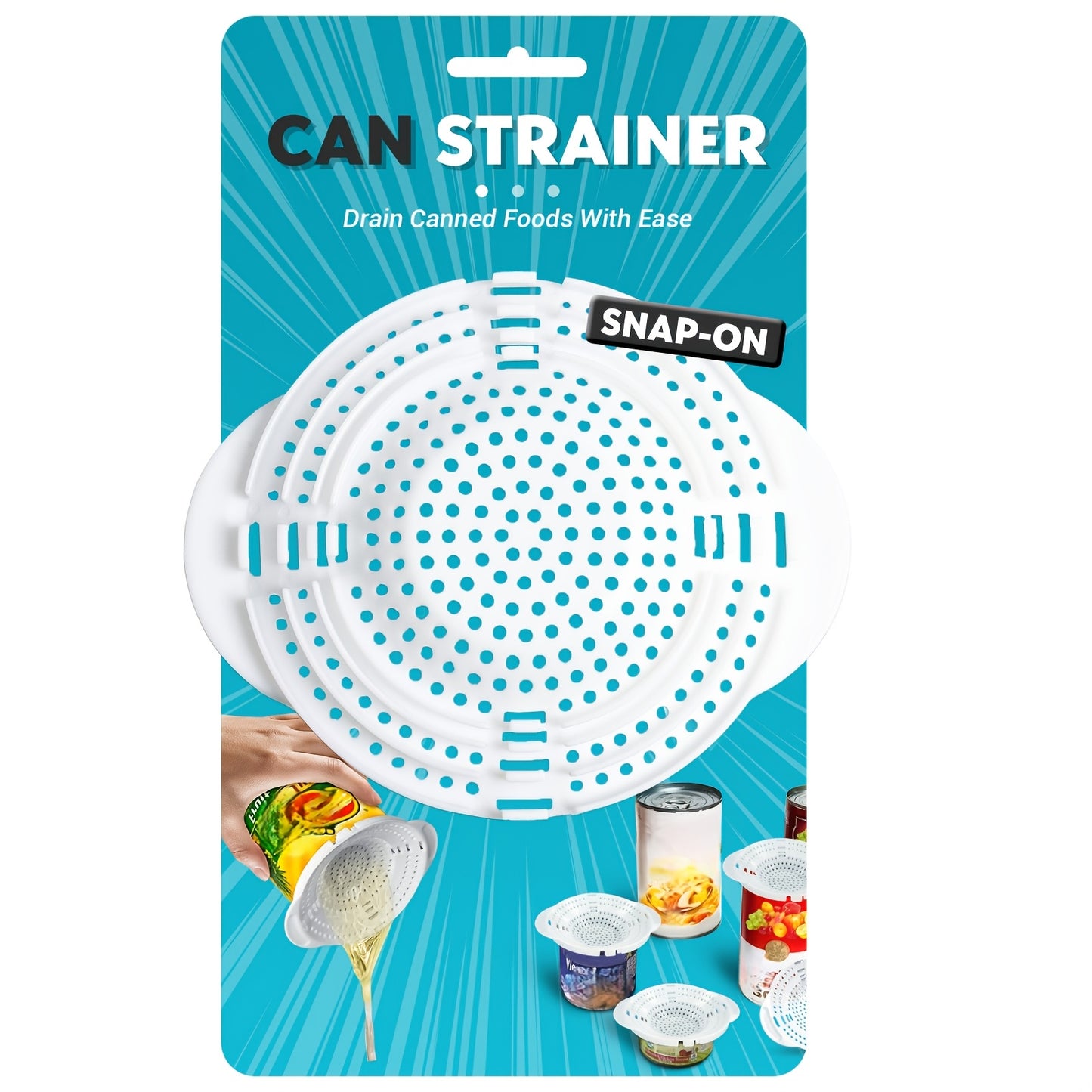 Snap On Can Strainer