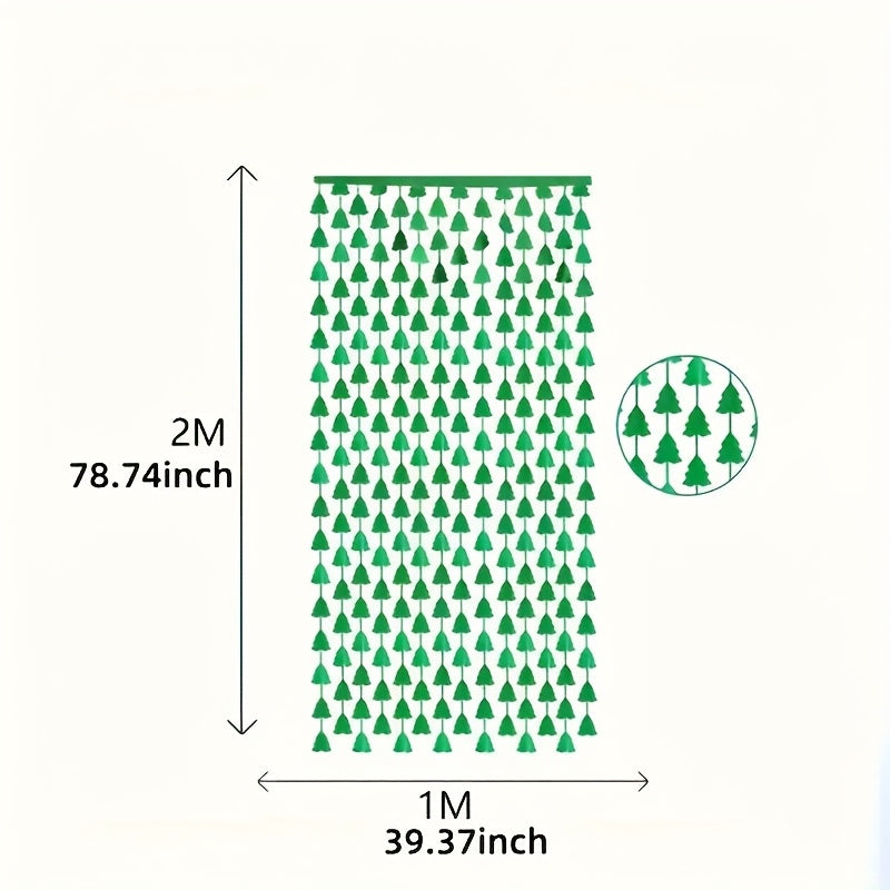 1-Piece Christmas Tree Tassel Ribbon