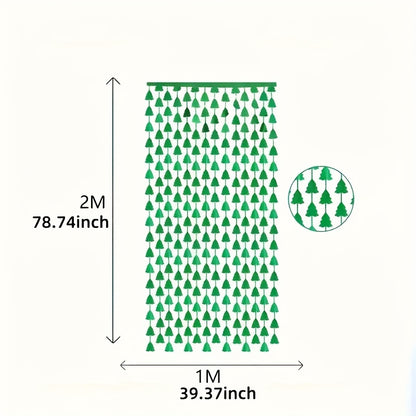 1-Piece Christmas Tree Tassel Ribbon