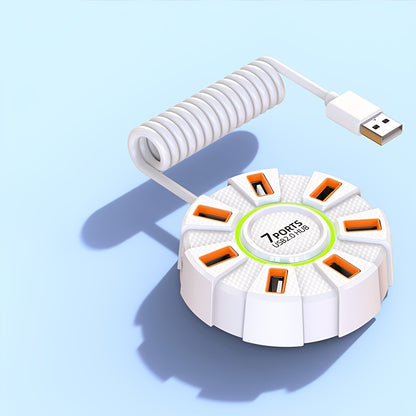 7 Port USB Hub with Ambient Light