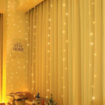 Christmas Curtain Lights