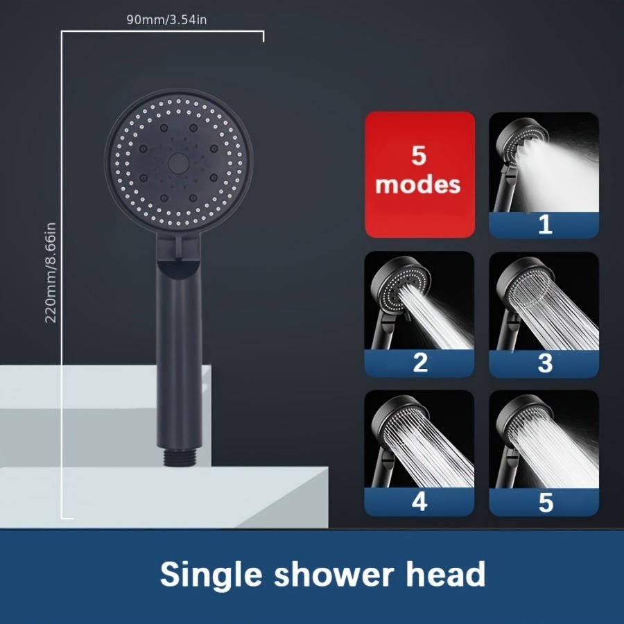 5 - Mode Multifunctional High - Pressure Shower Head - HazMarket