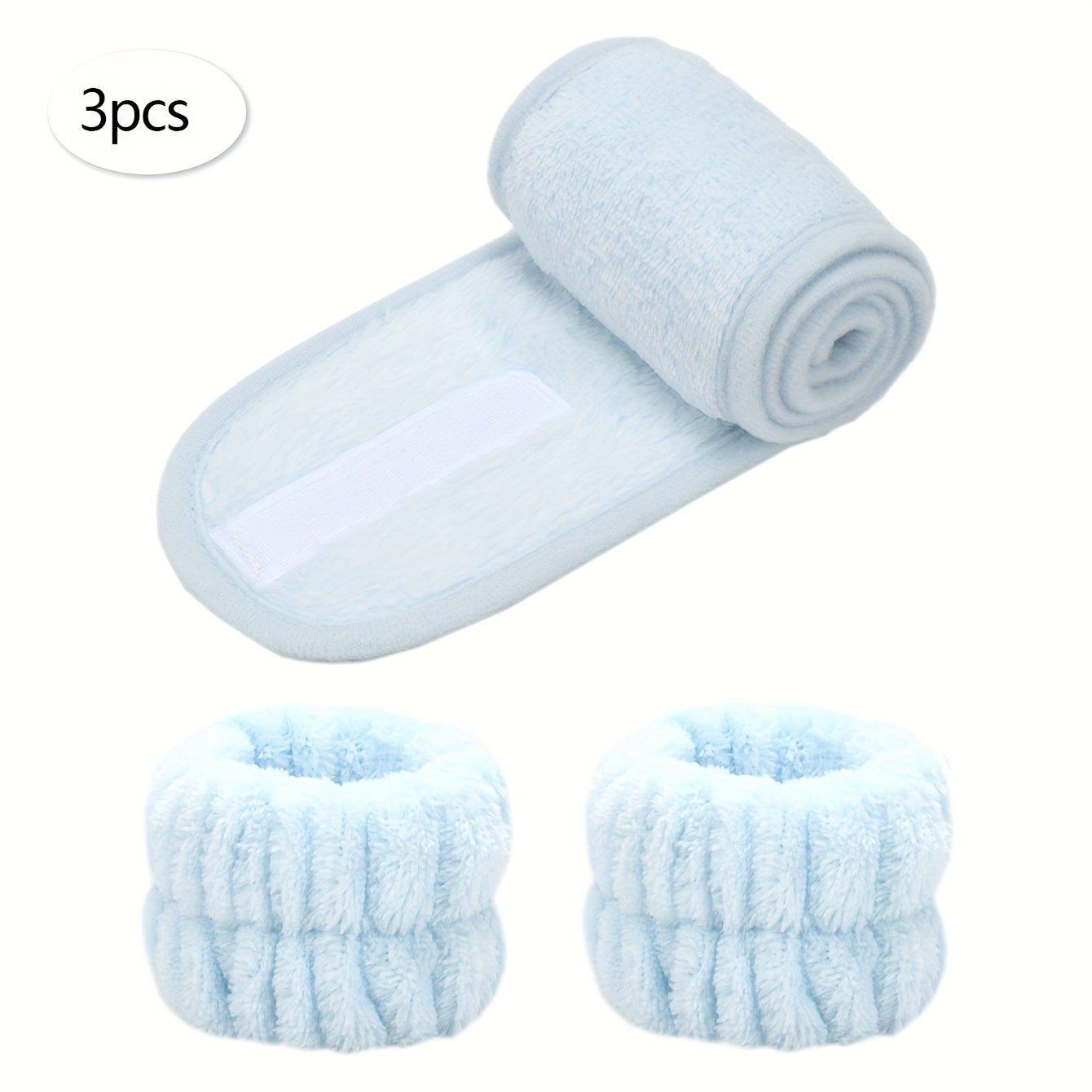 Headband & Wristbands for Face Washing