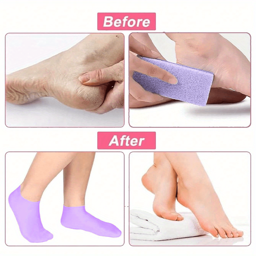 Silicone Socks for Dry Cracked Feet