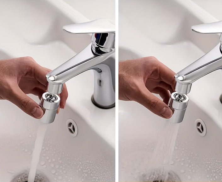 360° Rotating Dual-Mode Kitchen and Bathroom Splash Guard Faucet Aerator