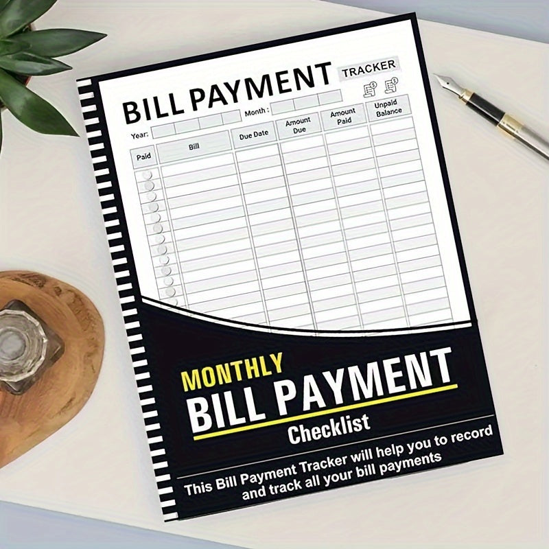 Monthly Bill Payment Tracker Planner
