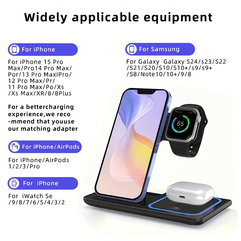 3 in 1 Wireless Charger Stand