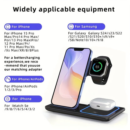 3 in 1 Wireless Charger Stand