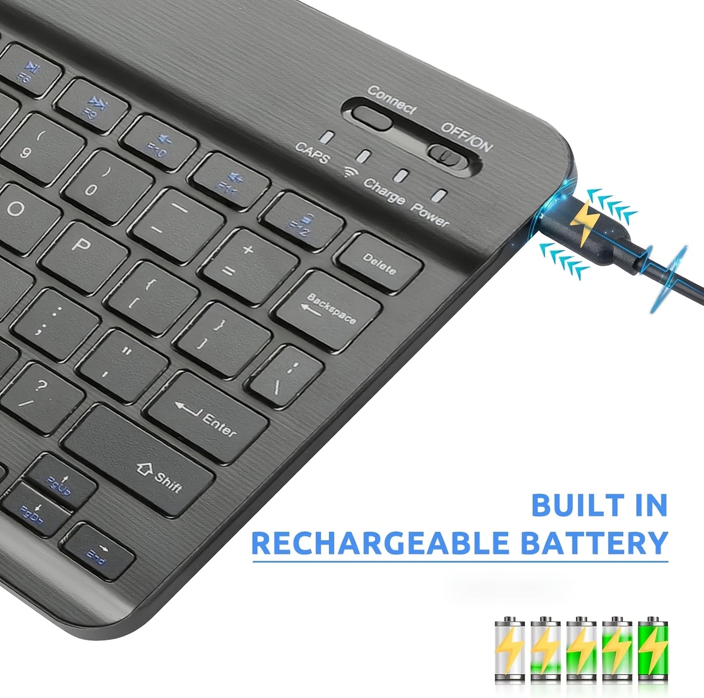 Portable Compact Wireless Keyboard