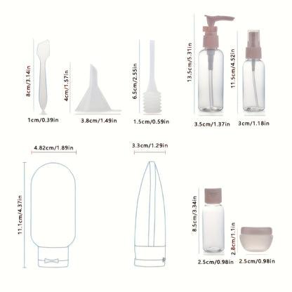 11pcs Travel Bottle Set