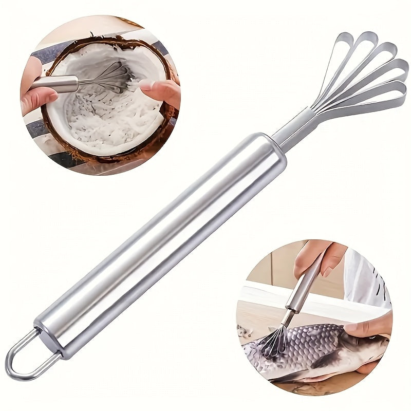 Heavy-Duty Manual Fruit Grater & Fish Scale Remover