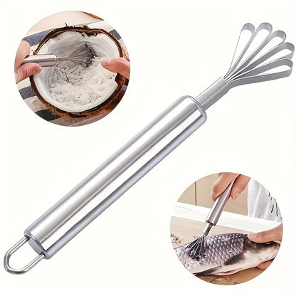 Heavy-Duty Manual Fruit Grater & Fish Scale Remover
