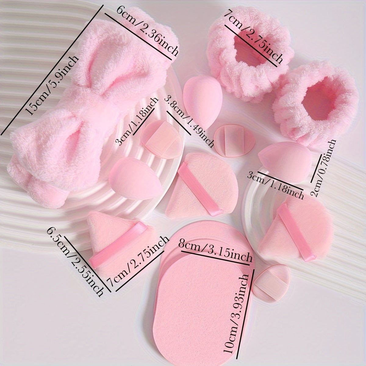 Set of 15 Hair & Make Up Accessories