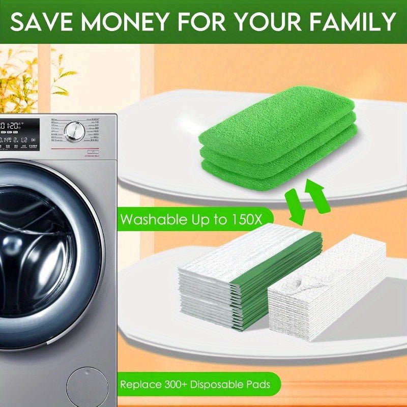 5pcs Washable Microfiber Mop Pads (Mop is not Included) - HazMarket