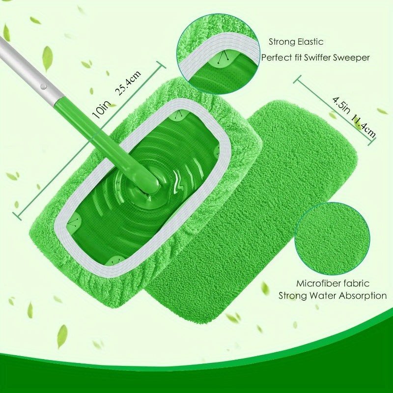 5pcs Washable Microfiber Mop Pads (Mop is not Included) - HazMarket