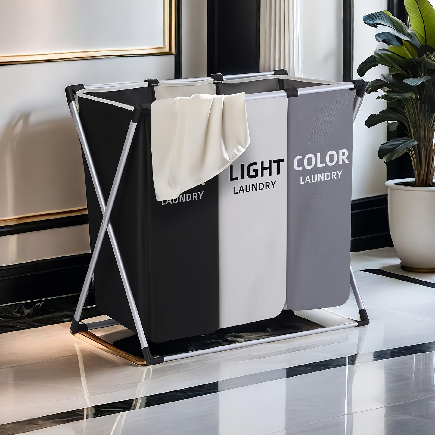 3-Color Large Capacity Laundry Basket
