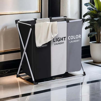 3-Color Large Capacity Laundry Basket