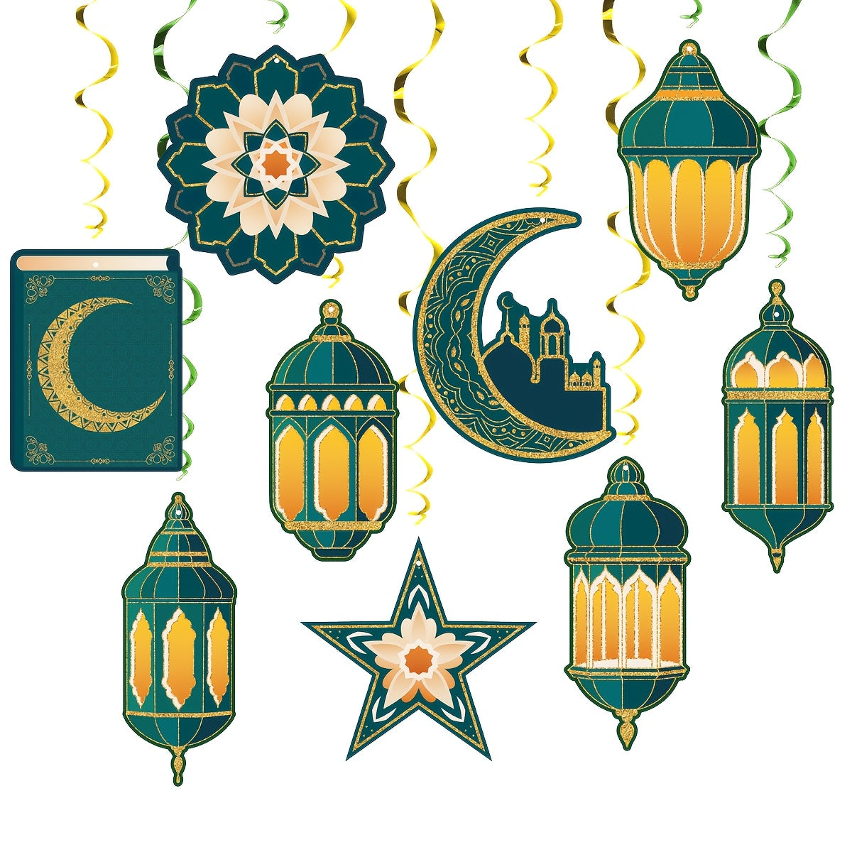 48pcs Eid Al-Fitr Decorations