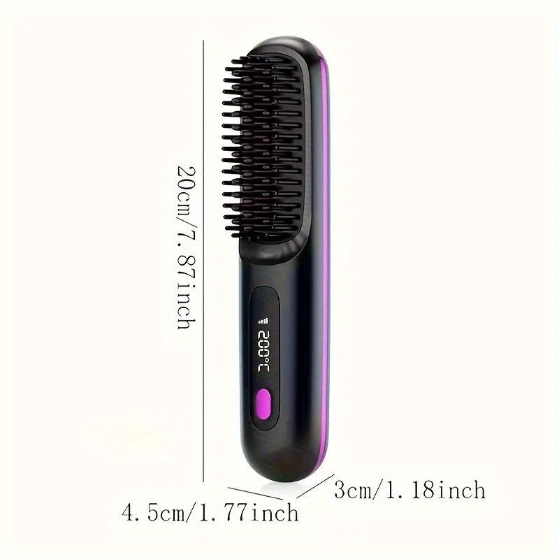 Wireless Straightener Brush