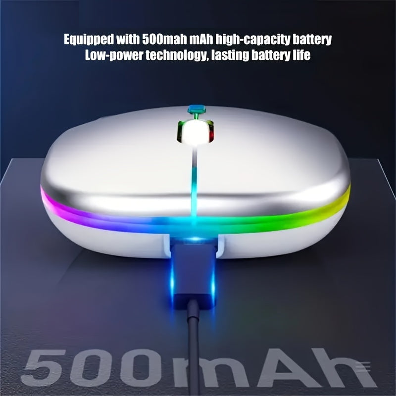 Ultra-Thin Rechargeable LED Backlit Wireless Mouse